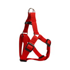  Állítható Hám – piros, XL méret nyakörv, póráz, hám kutyáknak