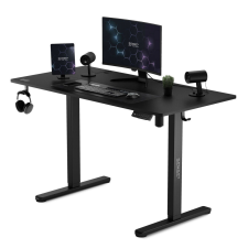  Állítható magasságú elektromos íróasztal Nojo 120x60 cm fekete íróasztal