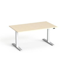  Állítható magasságú íróasztal, 140x80 cm, MAYAH &quot;Freedom SV-302&quot;, juhar íróasztal