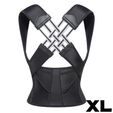  Állítható tartásjavító - Fekete XL gyógyászati segédeszköz