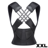  Állítható tartásjavító - Fekete XXL