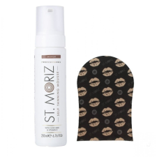 Állítsa be a St Moriz önbarnító közepes hab + kesztyűfelhordót önbarnító