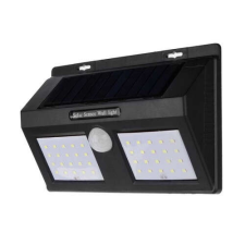 Alloet Alloet 40 LED-es napelemes kültéri lámpa alkonyat kapcsolóval és mozgásérzékelővel kültéri világítás