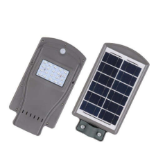 Alloet LED napelemes utcai lámpa 20W kültéri világítás