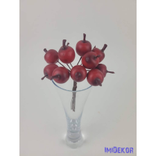  Alma 12db-os köteg D2cm 11cm - Piros dekorációs kellék