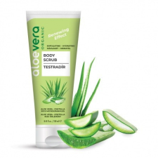 Aloe Vera Organic Bőrmegújító testradír 250ml testradír