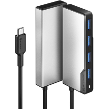 Alogic Adapter USB-C Fusion Swift  4In1 Hub             grau (UCFUUA-SGR) hub és switch