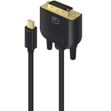 Alogic DisplayPort Kabel Mini DPort -> DVI-D M/M 2m  schwarz (MDP-DVI-02-MM) kábel és adapter