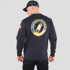 Alpha Industries Space Shuttle Sweater - replica blue férfi pulóver, kardigán