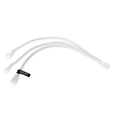 AlphaCool 18726 4-Pin - 3x 4-Pin PWM Y-Splitter (Fehér) - 30cm hűtés