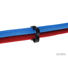  Alphacool Eiskamm Alu X4 kábelrendező - 4mm fekete - 4 db modding