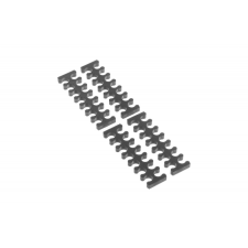  Alphacool Eiskamm X14 - 3 mm fekete kábelfésű  - 4 db /24755/ modding