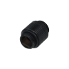  AlphaCool HF G1/4  - G1/4, külső menetes forgatható toldó adapter - fekete (17033)