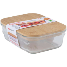 Alpina üveg ételtároló bambusz fedővel 930ml 19,2x14,5x6,5cm papírárú, csomagoló és tárolóeszköz