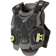 Alpinestars A-4 MAX mellkasprotektor fekete-antracit-fluo sárga protektor