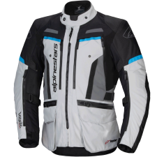 Alpinestars Bogota PRO Drystar motoros kabát szürke-fekete-kék motoros kabát