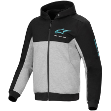 Alpinestars Chrome V2 Sport motoros pulóver szürke-fekete-kék motoros kabát