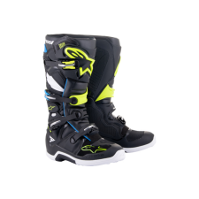 Alpinestars csizma Tech 7 fekete / kék / neon sárga 43 motoros csizma