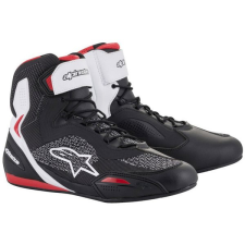 Alpinestars FASTER-3 RIDEKNIT, fekete/fehér/piros, 2025, mérete 43 motoros csizma