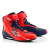 Alpinestars Faster-4 motoros csizma MM93 kollekció fluo piros-kék-fehér