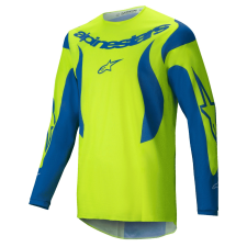 Alpinestars Fluid Haul motokrossz mez fluo sárga-kék motocross mez