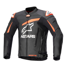 Alpinestars GP PLUS 4 motoros kabát fekete-fluo piros-fehér motoros kabát