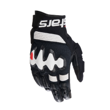 Alpinestars Halo motoros kesztyű fekete-fehér motoros kesztyű