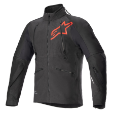 Alpinestars Hyde XT Drystar XF motoros kabát fekete-fluo piros motoros kabát