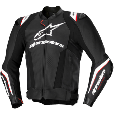 Alpinestars Missile 3 Ignition motoros bőrkabát fekete-fehér motoros kabát