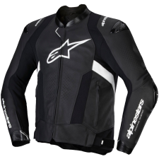 Alpinestars Missile 3 motoros bőrkabát fekete-fehér motoros kabát