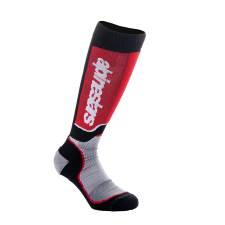 Alpinestars MX Plus 2024 gyerek zokni fekete-piros-szürke gyerek zokni