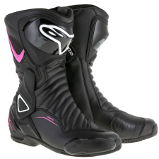 Alpinestars Női alpesi csillagok Stella S-MX 6 fekete-lila-fehér motoros csizma motoros csizma