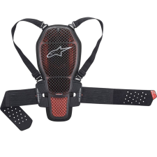 Alpinestars Nucleon KR-1 CELL CE2 gerincprotektor átlátszó-szürke-piros-fekete protektor