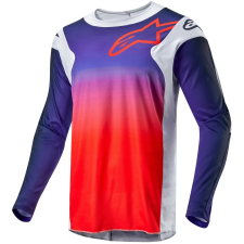 Alpinestars RACER HOEN, szürke/kék/narancs, 2024, 2XL motoros kabát