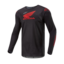 Alpinestars Racer Iconic Honda kollekció 2024 motokrossz mez fekete-piros motocross mez