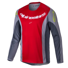 Alpinestars Racer Melt gyerek motocross mez piros-szürke motocross mez