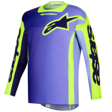 Alpinestars Racer Portl motokrossz mez lila-fluo sárga motocross mez