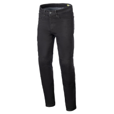 Alpinestars Radium 2 Denim motoros farmer koptatott fekete motoros nadrág
