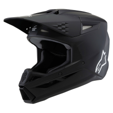 Alpinestars S-M3 SOLID 2025 gyerek motokrossz bukósisak fekete matt bukósisak