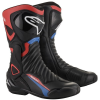 Alpinestars S-MX 6 HONDA kollekció, fekete/piros/kék/fehér, 2025, 45-ös méret