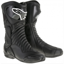 Alpinestars S-MX 6 motorkerékpár csizma fekete motoros csizma