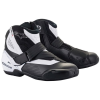 Alpinestars SMX-1 R VENTED, fekete/fehér, perforált bélés, 2025, 42-es méret