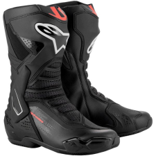 Alpinestars SMX-6 3, fekete/piros fluo, 2025, 43-as méret motoros csizma