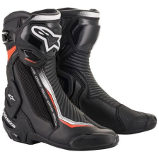 Alpinestars SMX PLUS 2, fekete/fehér/piros fluo, 2025, 36-os méret motoros csizma