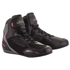 Alpinestars Stella Faster 3 Drystar női motoros csizma fekete-sötétszürke/lila motoros csizma