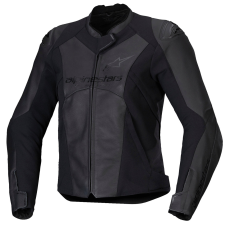 Alpinestars Stella Faster 3 női bőr motorkerékpár kabát fekete motoros kabát
