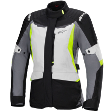 Alpinestars Stella ST-1 Waterproof női motoros kabát szürke-fekete-fluo sárga motoros kabát
