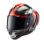 Alpinestars Supertech R-10 Element 2024 carbon zárt bukósisak fluo piros-fehér