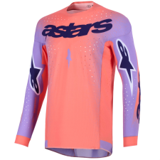 Alpinestars Supertech Scenz motokrossz mez narancssárga-korall-lila motocross mez