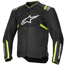 Alpinestars T-SPS Air V2 motoros kabát fekete-fluo sárga motoros kabát